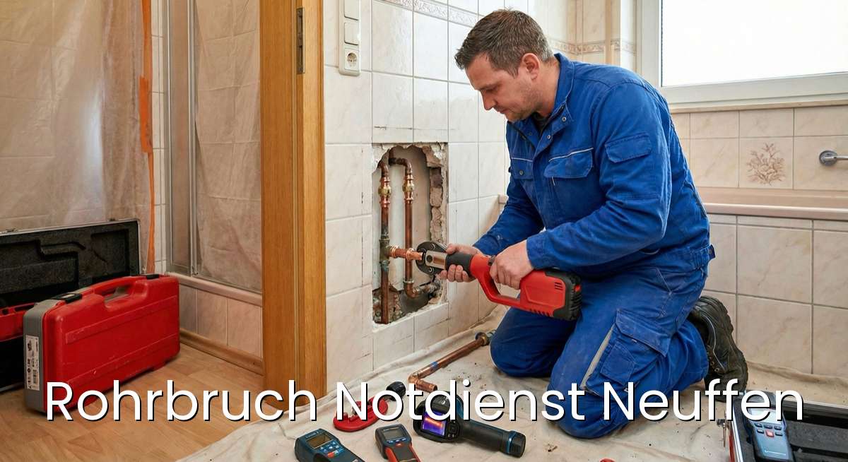 Zertifizierter Rohrbruch Notdienst Neuffen - SHK-Installateur repariert Wasserrohrbruch und Leckage in Neuffen