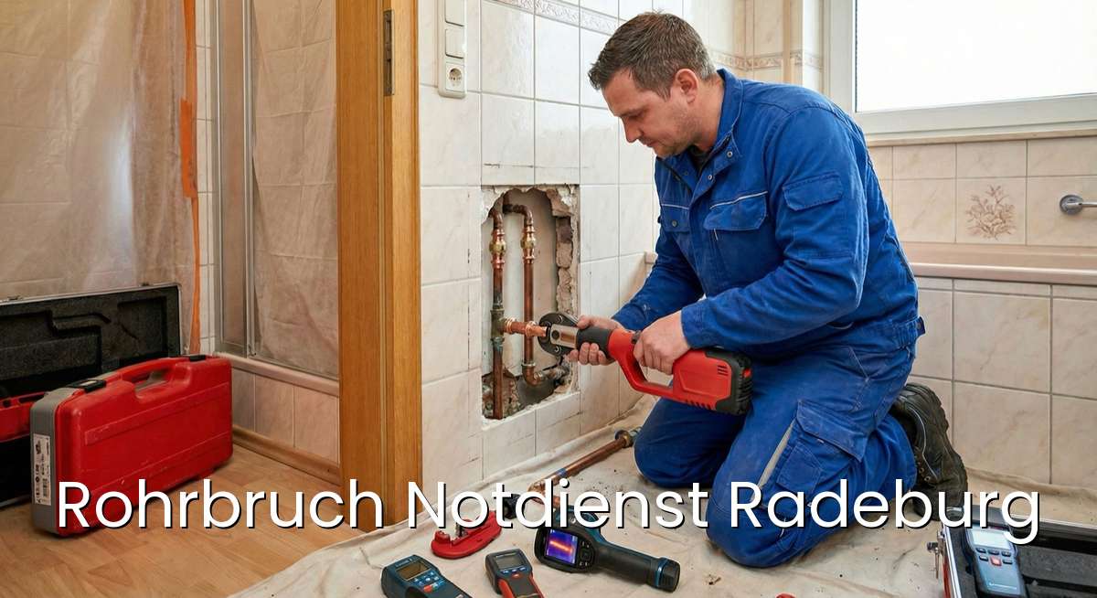 Zertifizierter Rohrbruch Notdienst Radeburg - SHK-Installateur repariert Wasserrohrbruch und Leckage in Radeburg