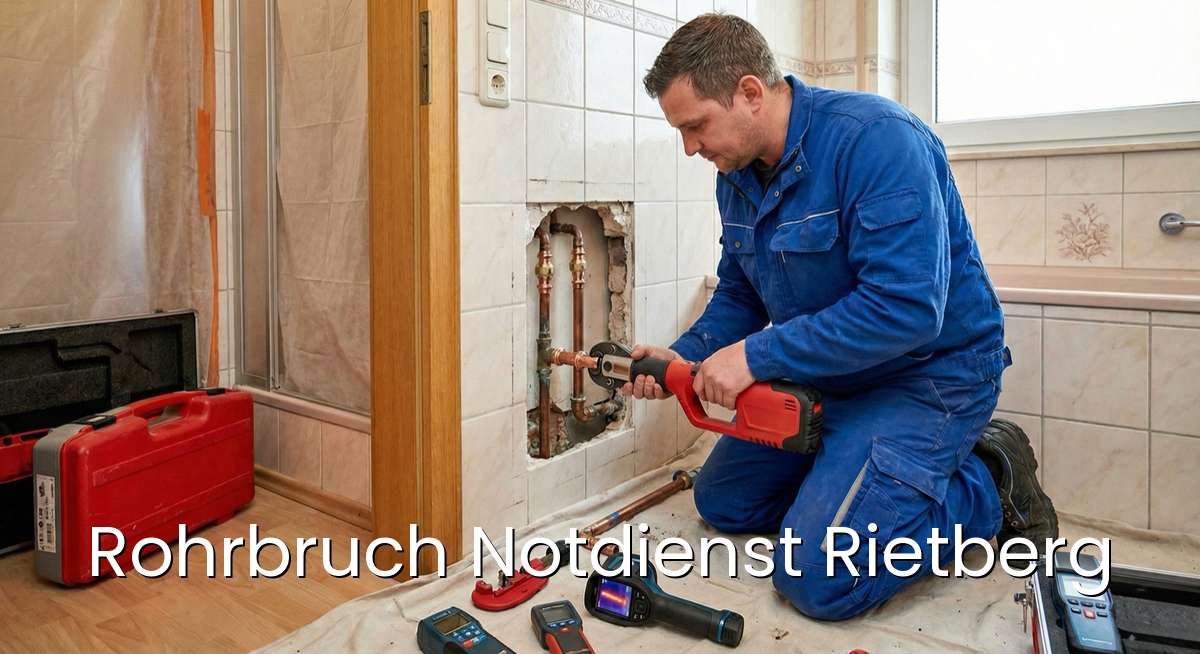 Zertifizierter Rohrbruch Notdienst Rietberg - SHK-Installateur repariert Wasserrohrbruch und Leckage in Rietberg
