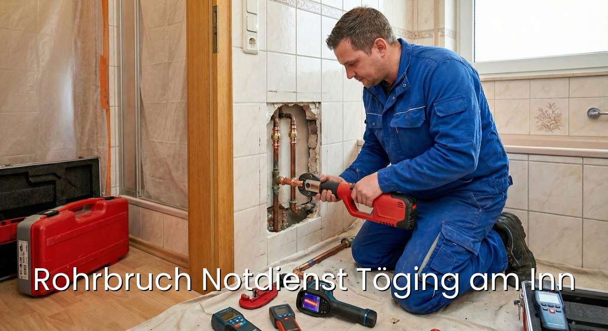 Zertifizierter Rohrbruch Notdienst Töging am Inn - SHK-Installateur repariert Wasserrohrbruch und Leckage in Töging am Inn