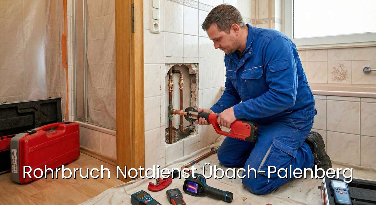Zertifizierter Rohrbruch Notdienst Übach-Palenberg - SHK-Installateur repariert Wasserrohrbruch und Leckage in Übach-Palenberg