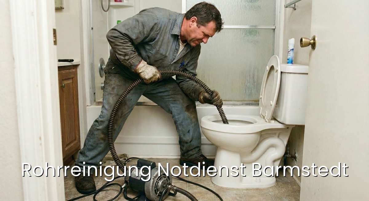 Zertifizierter Rohrreinigung Notdienst Barmstedt - SHK-Meister repariert verstopften Abfluss in Barmstedt