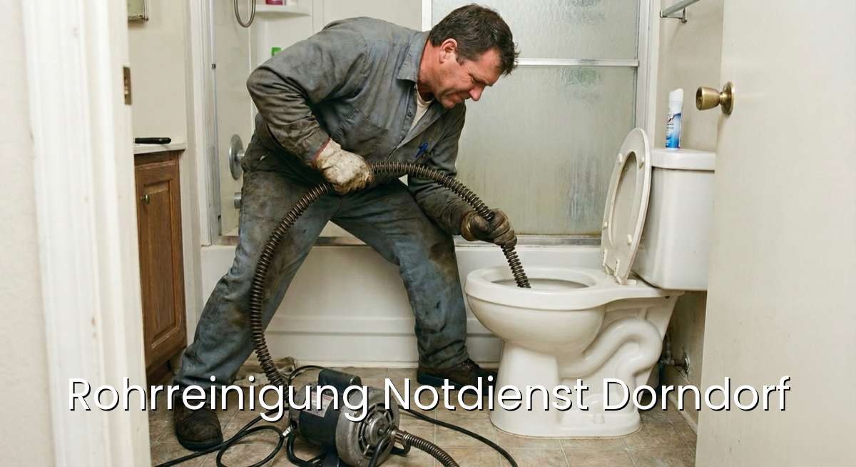 Zertifizierter Rohrreinigung Notdienst Dorndorf - SHK-Meister repariert verstopften Abfluss in Dorndorf
