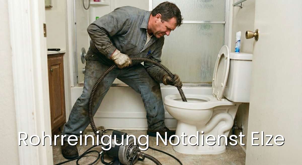 Zertifizierter Rohrreinigung Notdienst Elze - SHK-Meister repariert verstopften Abfluss in Elze