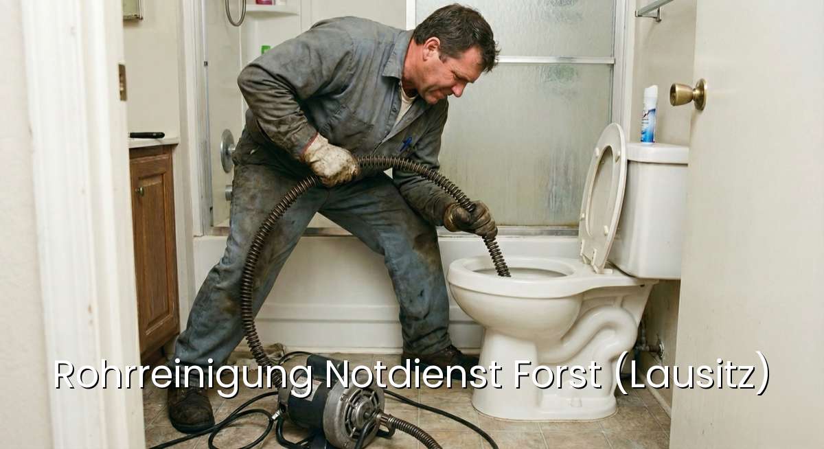 Zertifizierter Rohrreinigung Notdienst Forst (Lausitz) - SHK-Meister repariert verstopften Abfluss in Forst (Lausitz)