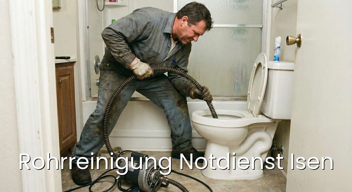 Zertifizierter Rohrreinigung Notdienst Isen - SHK-Meister repariert verstopften Abfluss in Isen