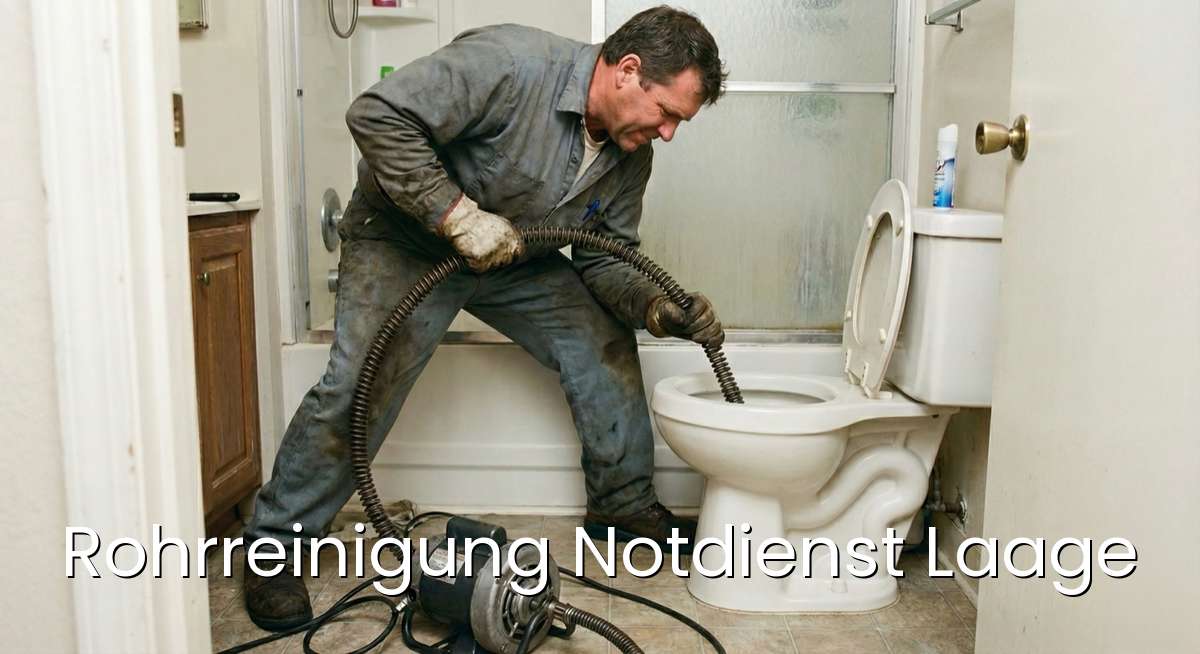 Zertifizierter Rohrreinigung Notdienst Laage - SHK-Meister repariert verstopften Abfluss in Laage