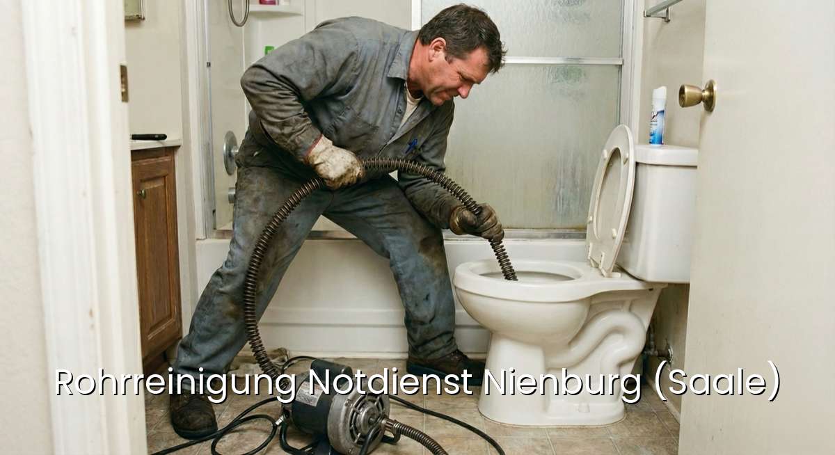 Zertifizierter Rohrreinigung Notdienst Nienburg (Saale) - SHK-Meister repariert verstopften Abfluss in Nienburg (Saale)