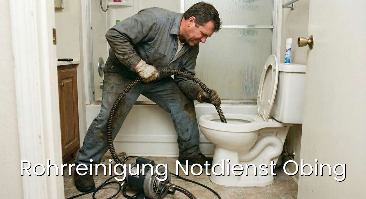 Zertifizierter Rohrreinigung Notdienst Obing - SHK-Meister repariert verstopften Abfluss in Obing