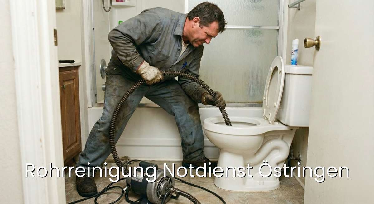 Zertifizierter Rohrreinigung Notdienst Östringen - SHK-Meister repariert verstopften Abfluss in Östringen