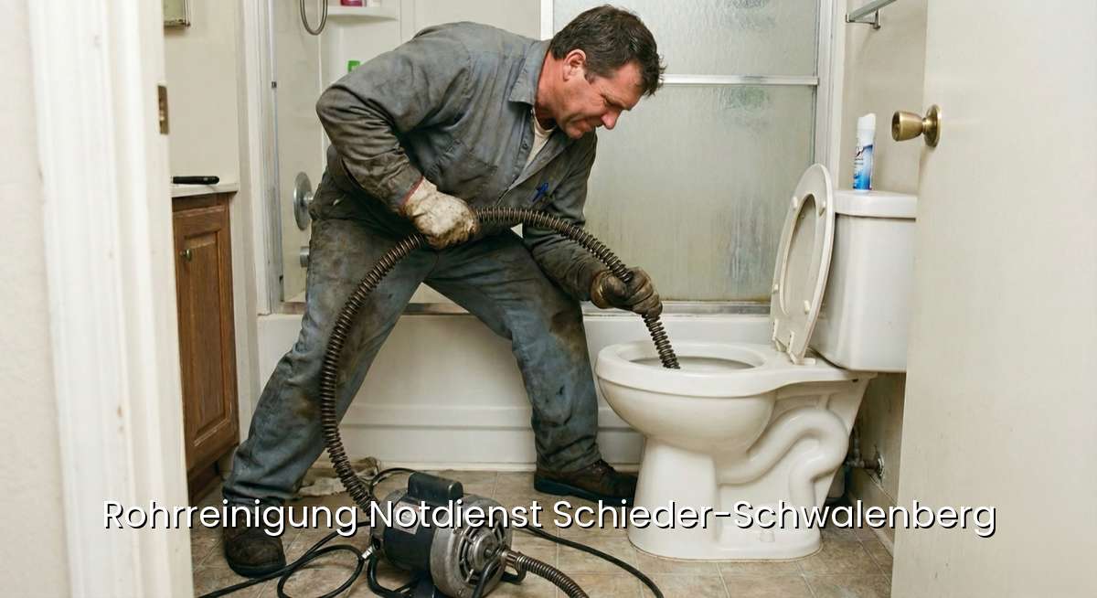 Zertifizierter Rohrreinigung Notdienst Schieder-Schwalenberg - SHK-Meister repariert verstopften Abfluss in Schieder-Schwalenberg