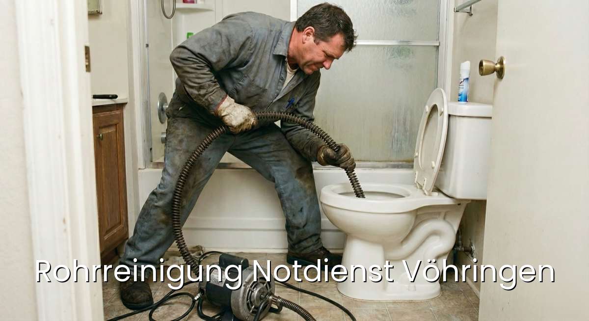 Zertifizierter Rohrreinigung Notdienst Vöhringen - SHK-Meister repariert verstopften Abfluss in Vöhringen