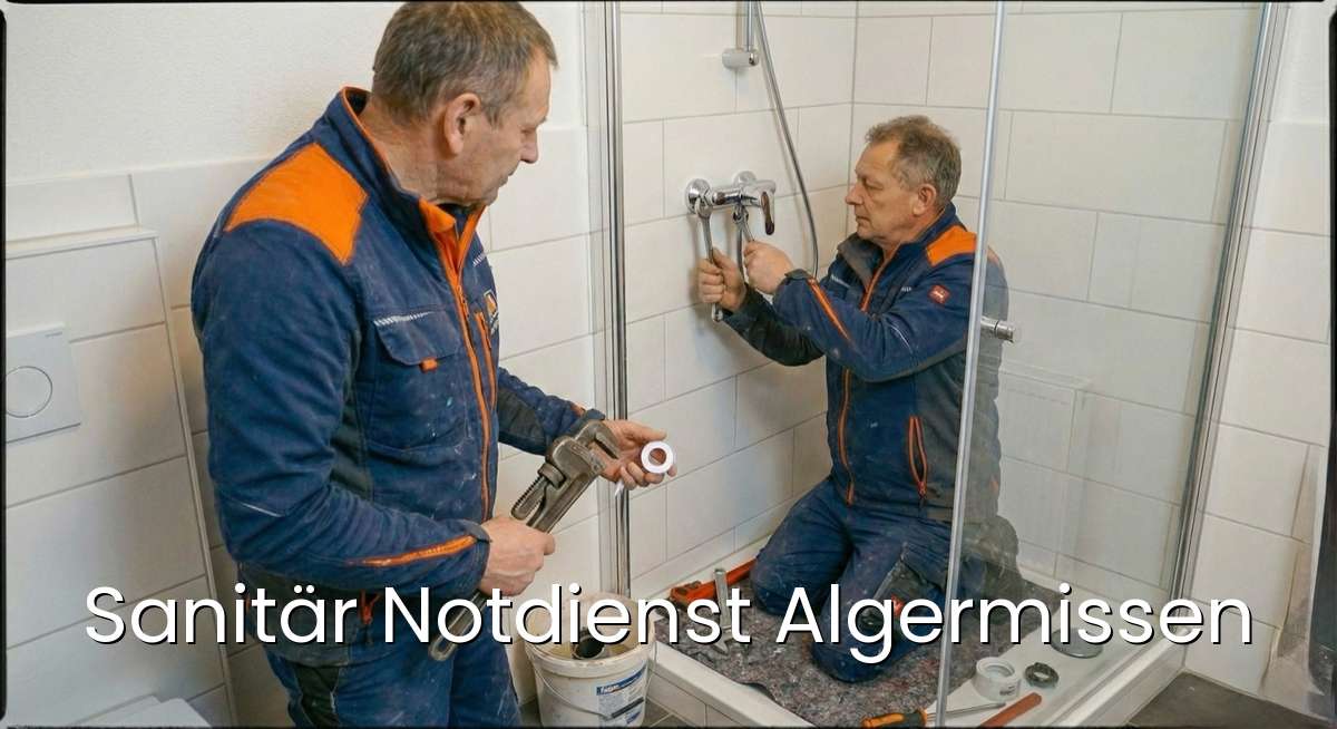 Zertifizierter Sanitär Notdienst Algermissen - SHK-Meister repariert Rohrbruch in Algermissen