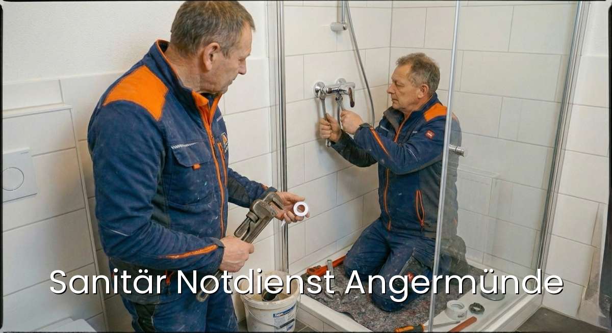 Zertifizierter Sanitär Notdienst Angermünde - SHK-Meister repariert Rohrbruch in Angermünde