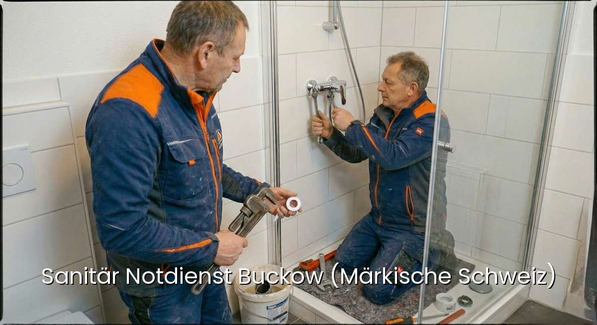 Zertifizierter Sanitär Notdienst Buckow (Märkische Schweiz) - SHK-Meister repariert Rohrbruch in Buckow (Märkische Schweiz)