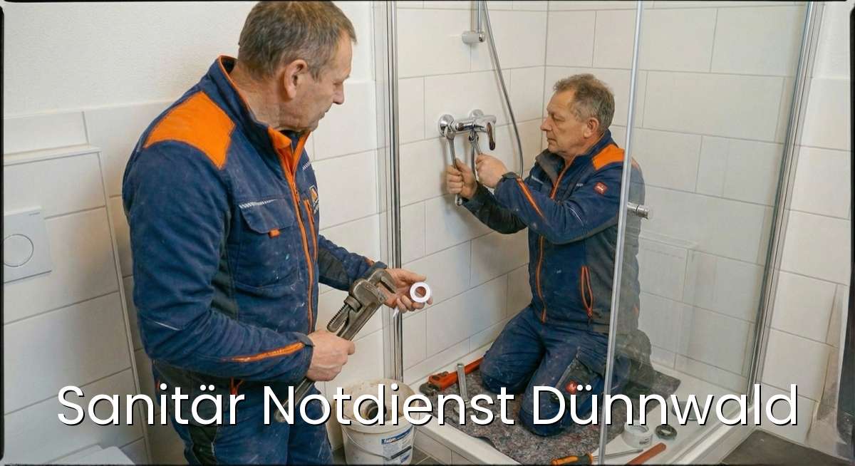 Zertifizierter Sanitär Notdienst Dünnwald - SHK-Meister repariert Rohrbruch in Dünnwald