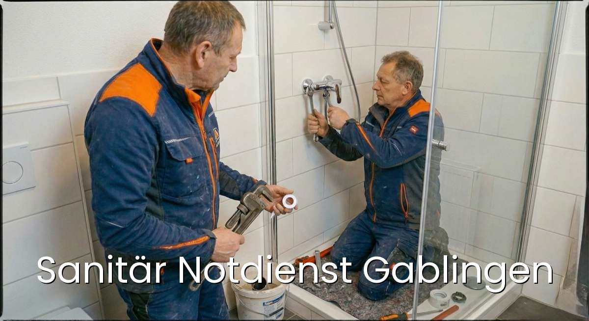 Zertifizierter Sanitär Notdienst Gablingen - SHK-Meister repariert Rohrbruch in Gablingen