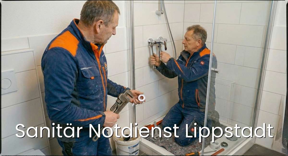 Zertifizierter Sanitär Notdienst Lippstadt - SHK-Meister repariert Rohrbruch in Lippstadt