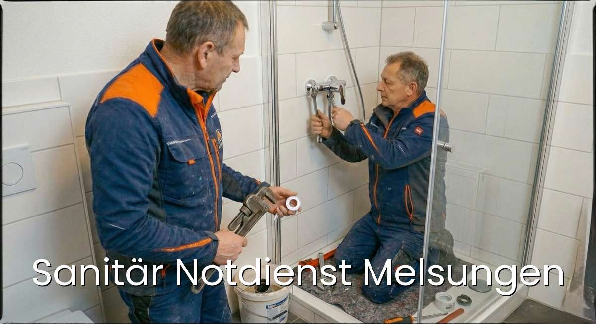 Zertifizierter Sanitär Notdienst Melsungen - SHK-Meister repariert Rohrbruch in Melsungen