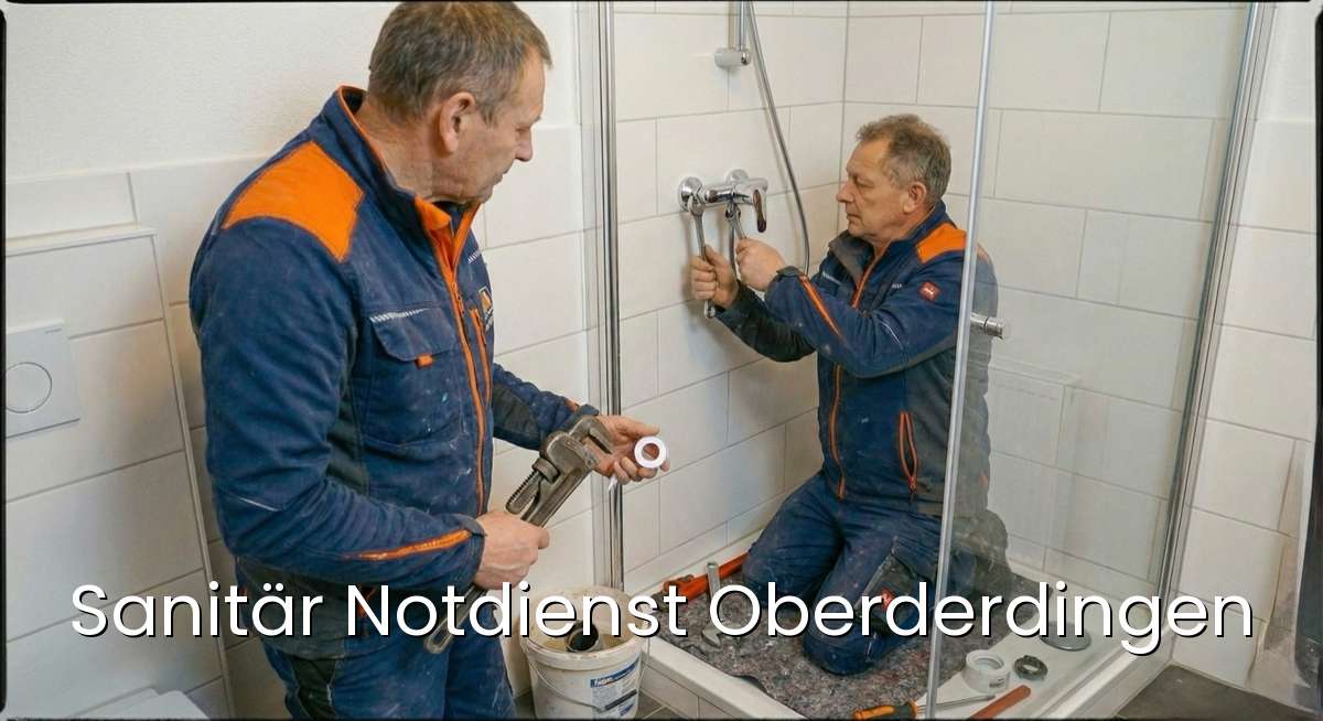 Zertifizierter Sanitär Notdienst Oberderdingen - SHK-Meister repariert Rohrbruch in Oberderdingen