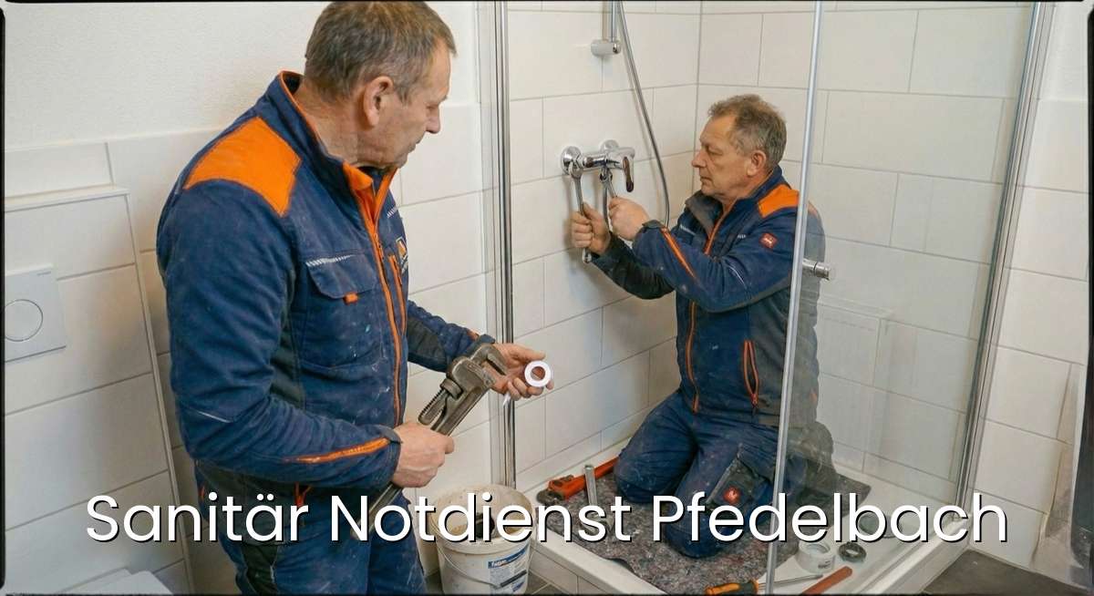Zertifizierter Sanitär Notdienst Pfedelbach - SHK-Meister repariert Rohrbruch in Pfedelbach