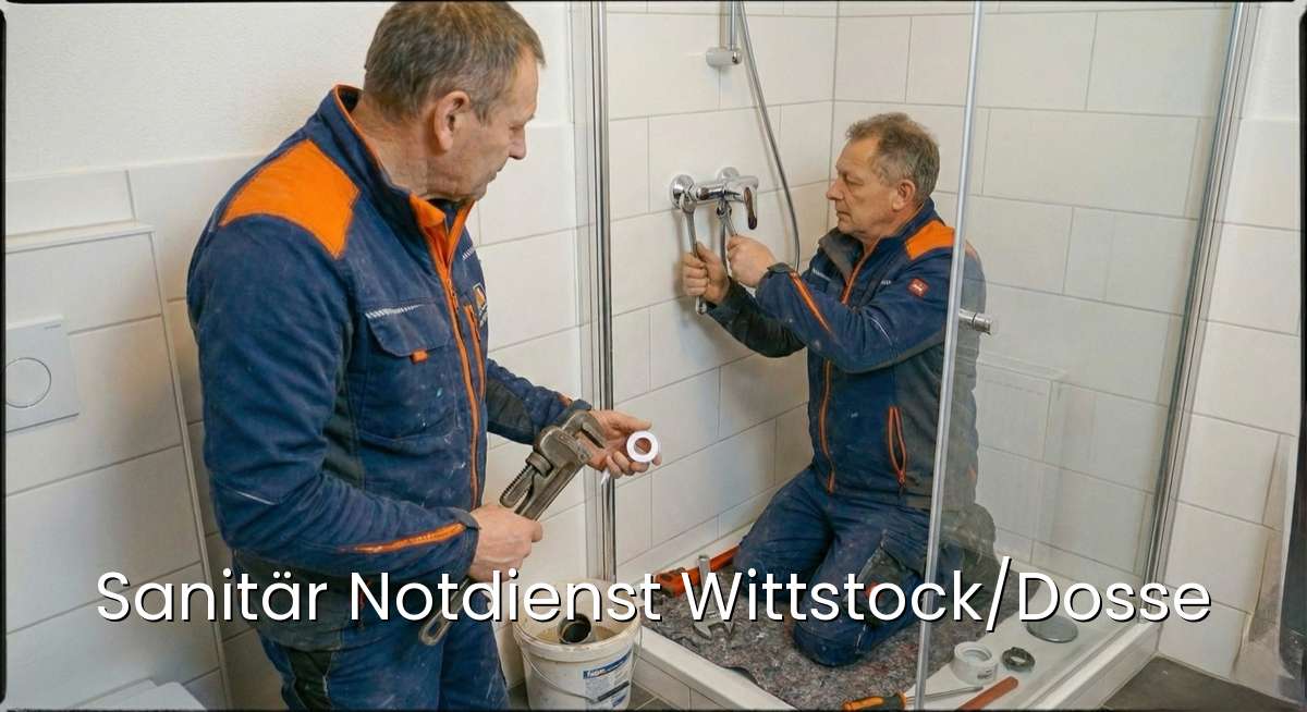 Zertifizierter Sanitär Notdienst Wittstock/Dosse - SHK-Meister repariert Rohrbruch in Wittstock/Dosse
