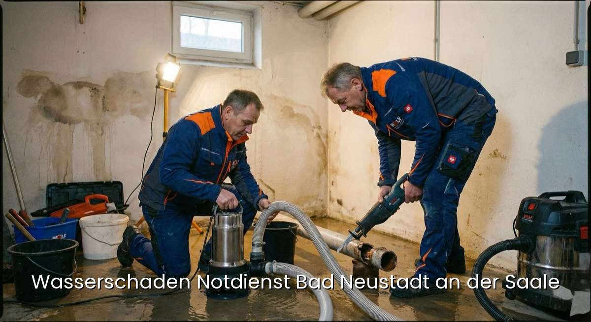 Zertifizierter Wasserschaden Notdienst Bad Neustadt an der Saale - SHK-Meister repariert Wasserschaden in Bad Neustadt an der Saale