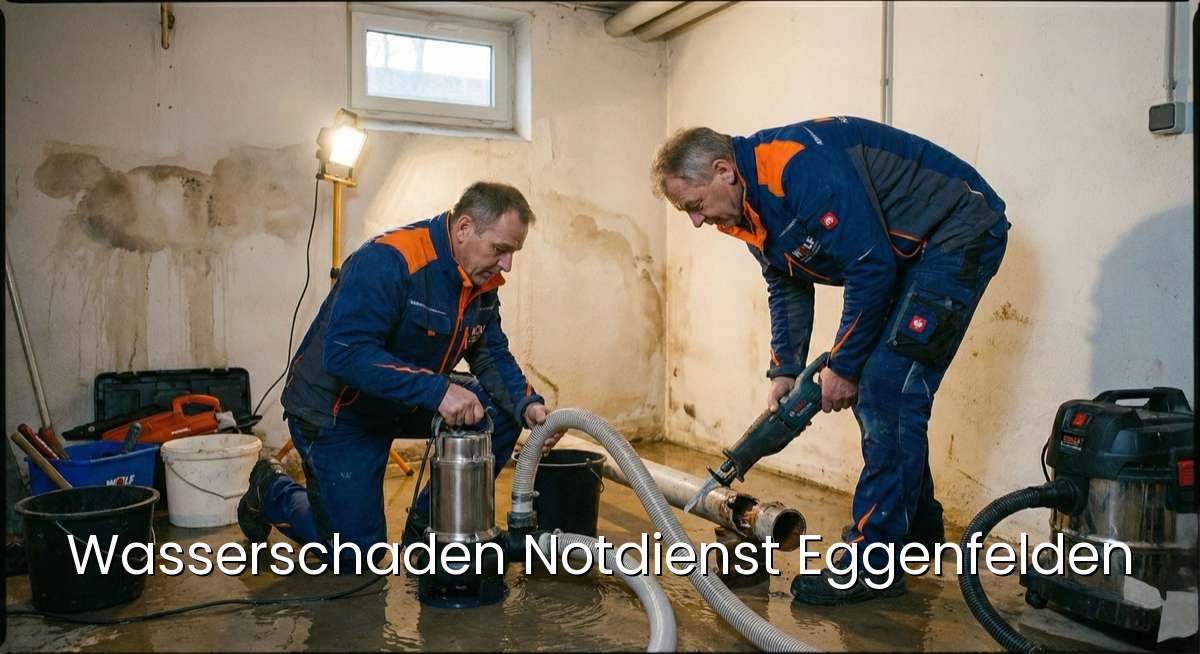 Zertifizierter Wasserschaden Notdienst Eggenfelden - SHK-Meister repariert Wasserschaden in Eggenfelden